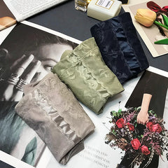 3PCS Panties Women Seamless Briefs Female Underpants Ultra-thin Underwear High Rise Panties Solid Comfy Lingerie Ice Silk