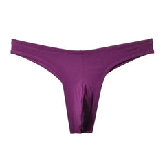 Mini-Strandmode Herren Bikini mit Beutel, bequemer Badeanzug mit T-Rücken
