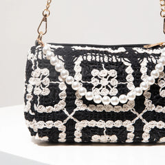 תיקי חוף בוהו לנשים, תיק פנינים, תיק נצרים, תיקי טוטה בסגנון יוקרתי לנשים, בגדי חופשה לנשים, פריטי חובה לטיולים