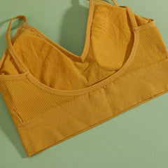 Lingerie Women's UnderwearSexy Sport BralettSeamless BraSet Low Waist TraceThong Sports Two Piece Bra Woman Clothing Short Sets