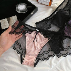 Women's Sexy Lace Underwear Low-Rise Briefs Lingerie Comfortable Underpants Ladies Fashionable Panties Sexy Lingerie For Women