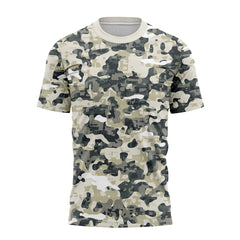 Men Casual Short Sleeve Tactical Military T Shirts Outdoor Camouflage Quick Dry Mesh Breathable Tees Fashion Camo Male Clothing