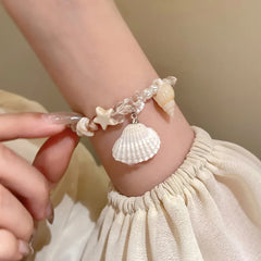 Bohemian Shell Bracelet for Women Men Gold Color Summer Beach Charm Bracelets Bangles Wristband Jewelry Accessories Couple Gifts