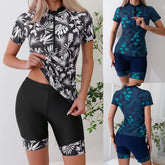 Summer Print Swimsuits Tankini Sets Female Swimwear Push Up for Beach Wear Two-Piece Bathing Suits Pool Women's Swimming Suit