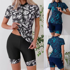 Summer Print Swimsuits Tankini Sets Female Swimwear Push Up for Beach Wear Two-Piece Bathing Suits Pool Women's Swimming Suit