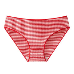 Women Panties Breathable Crotch Warm Underwear for Women Sexy Seamless Briefs Stripes Low Rise Pants Female Winter Lingerie