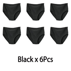 Damen-Unterwäsche aus Baumwolle mit hohem Bund, gestreift, weich und atmungsaktiv, Damenslips, Dessous