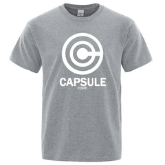 אנימה מודפס גברים חולצת טריקו מזדמן קיץ מצחיק רחוב בגדי רופף גדול עם שרוולים קצרים לנשימה רך חולצות טריקו