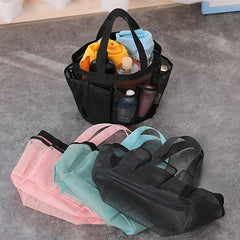 Large Mesh Beach Tote Bag Vacation Beach Toy Bag Swimming Bag Packable for Beach Pool Trip & Vacation