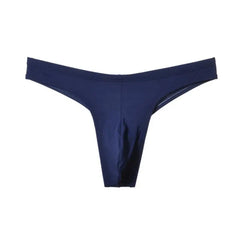 Mini-Strandmode Herren Bikini mit Beutel, bequemer Badeanzug mit T-Rücken