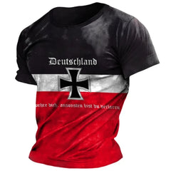 Summer Men's T Shirt Casual Short Sleeve European T-Shirt Soccer Clothing Fashion Streetwear Male Oversized Clothing Pullover