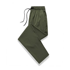 Dünne, atmungsaktive Freizeithose aus Eisseide für Herren (Frühling/Sommer), locker geschnitten, schnelltrocknend, sportlich, 9-Punkt-Schnitt