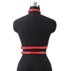 Trendiger Punk-Gürtel für Damen, Bondage-Gürtel, Hosenträger im Streetstyle, dekorativer Taillengürtel, Korsettgürtel, Gothic-Kleidungsaccessoires