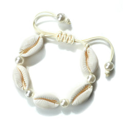 צמידי קרסול צדף לנשים קיץ צמיד יחף חוף אוקיינוס צבעוני קשר מתכוונן בוהמי אביזרי תכשיטי מתנות