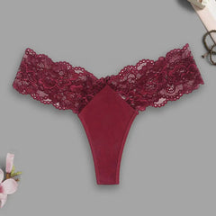 Women Briefs Underwear Underpants Lightweight See-through Sexy Perspective Mid Waist Lady Panties