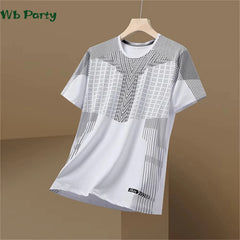 Sport-T-Shirt für Herren, Sport-T-Shirt für unterwegs, informelle Kleidung im Stil der Mode, 3D-Druck, schlichtes Grafik-T-Shirt