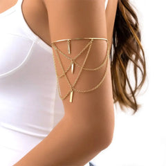 Women Open Upper Beach Punk Arm Bangle Body Jewelry Party Accessories Arm Bracelet