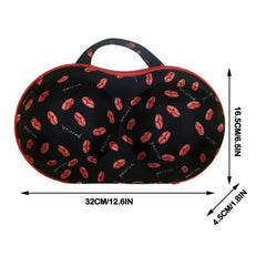 Waterproof Portable Lingerie Storage Box for Women's Underwear and Bras Bra Underwear Lingerie Case Travel Bag Lingerie Case