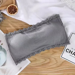 Strapless Lingerie for Women Tube Top Underwear Soild Color Seamless Invisible Bralette Sexy Solid Color Bras Crop Top Women