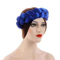 Women for african dresses Party Headwear Accessories Bronzing Fabric lady Headbands Elastic Braids Fashion Bandage Bandana Mujer