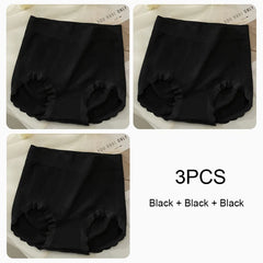 Women's Lingerie High Wait Underwear Lady Soft Briefs Panties Women Sexy Female Lingerie Panties Set Pack Triangular Underpants