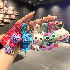 Katzen-Schlüsselanhänger-Accessoires für Taschen, Puppen, Puppenhäuser, Autoschlüsselanhänger, Anime-Schmuck, Katzen-Schmuck im Großhandel