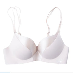 Sexy Push-up-BH mit tiefem U-Ausschnitt für Damen, nahtlos, kabellos, mit bequemen, doppelten Trägern.