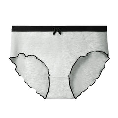 5er-Pack Damen-Unterwäsche, atmungsaktive und bequeme Baumwollslips, Sommerslips mit dünnem Bund, Mädchenunterwäsche