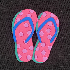 Rubber Beach Bag Accessories Charms - 3" Beach Charm Accessories for Rubber Beach Totes Perfect Tote Accessories for Summer