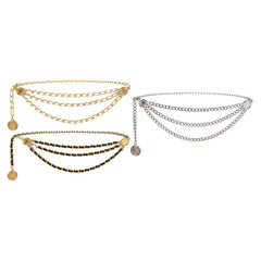 Women's Waist Chain Belt Bridal Wedding Adjustable Tassel Body Jewelry Fashion Accessories for Party Carnival Holiday