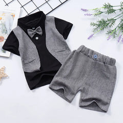 Kids Boys Clothing Sets Baby Tee Shirt + Pants Infant Toddler Children Casual Wears T-shirt + Shorts Outfits Suits 1-4 Years