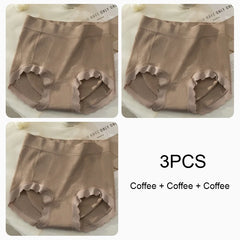 Women's Lingerie High Wait Underwear Lady Soft Briefs Panties Women Sexy Female Lingerie Panties Set Pack Triangular Underpants