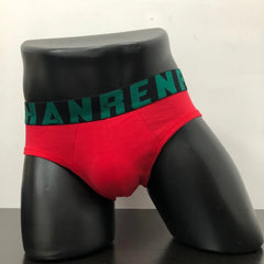 תחתוני גברים נוחים לנשימה פשוטה בינונית-נמוכה מכנסי משולש יפניים לגברים לנוער