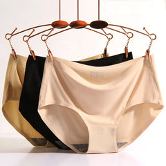 10Pcs Women's Underwear Cool Breathable Underwear Comfortable Antibacterial Underwear Women Multi Color Seamless Fashionable