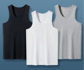 2025 Men's Breathable Summer Vest Quick Drying Lightweight Casual Sports Gym Running Cool Outdoor Sleeveless T-shirt Vest