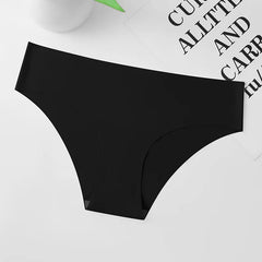 3 יחידות תחתוני נשים חלקים לנשימה, מותן נמוך, בלתי נראים, תחתוני נשים, נוחות, אופנה סקסית.