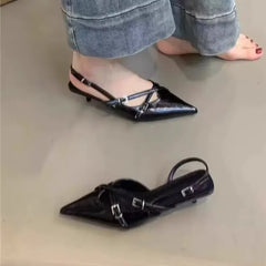 New Style Women's Jeans Heeled Sandals Pointed High Heel Office Lady Shoes Beautiful Women High Heel Shoes Sandals Zapatos Mujer