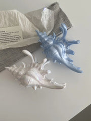 קליפס טופר כריש אוקיינוס לנשים קליפס טופר קונכייה לשיער לאביזרי שיער חוף חמודים