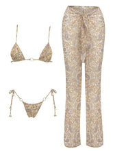 2025 Elegant Black Bikini Set with Transparent Bottoms Urban Style Beachwear White Wall Lightweight and Breathable Summer Beach