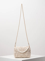 תיקי חוף בוהו לנשים, תיק פנינים, תיק נצרים, תיקי טוטה בסגנון יוקרתי לנשים, בגדי חופשה לנשים, פריטי חובה לטיולים