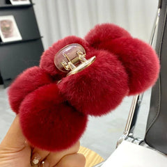 Haarklammern-Zubehör für Frauen, pelzige Nadeln, Clips, Cheveux Bandeau, koreanische Mode, Pinza Pelo Haarspangen, Cheveux Femme Haarschmuck