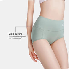 5 Pack Women's Cotton High Waisted Underwear - Tummy Control & Butt Lift, Graphene Antibacterial, Breathable Comfort, No Ride Up