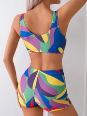 2025 High Waist Bikinis Printed Swimsuit Women Sexy Padded Swimwear Female Bathers Bathing Swimming Swim Suit Beachwear