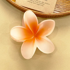 Beach Vacation Bohemia Style Fashion Egg Flower Hair Clips Flower Large Hair Claw Hairpin For Women Girls Accessories
