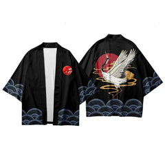 3 to 14 years kids kimono + shorts Japanese costume boys girls fashion kimono haori cardigan Jacket children beach wear cloak