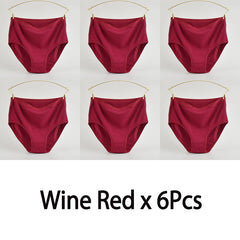 Damen-Unterwäsche aus Baumwolle mit hohem Bund, gestreift, weich und atmungsaktiv, Damenslips, Dessous