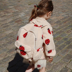 Kids 25 Autumn Winter New Children's Clothing Ks Kitten Bow Swan Beetle Lamb Fur Coat Kids Jackets for Girls