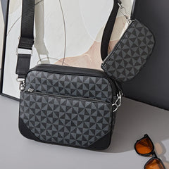 Bedruckte Schultertaschen für Herren, diverse Accessoires, Lederhandtaschen für Herren, Kettenhandtaschen, Herrentaschen, Schulter- und Umhängetaschen
