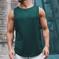 Men's Clothing Bodybuilding Gym T-shirts for Men Basketball Man Sleeveless Shirt T-shirt Vest Summer Clothes Tops Tees