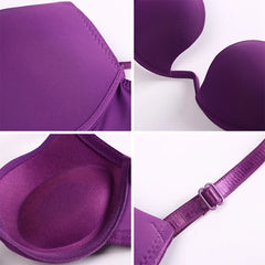 Sexy Womens lingerie with a deep u-neck ecmln push-up, u-shaped bra, sexy bras,underwear with a cut on the back, underwear